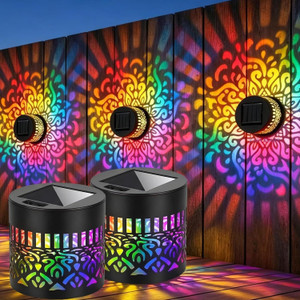 Buzzomart Solar Mandala Wall Light Pack of 2 - Image 1