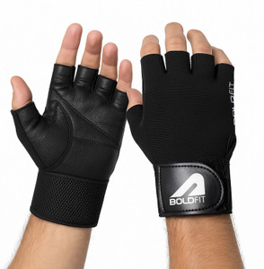 BOLDFIT Gym Gloves with Wrist Support - Image 1