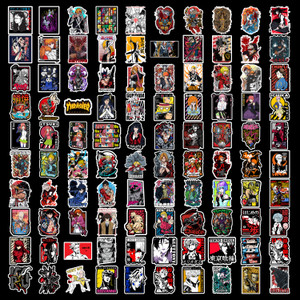 Omita 3.62 cm Anime Sticker Pack of 100 - Image 1