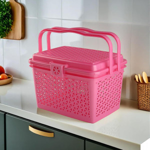 KUBER INDUSTRIES Plastic Plastic Trendy Shopping Storage Basket