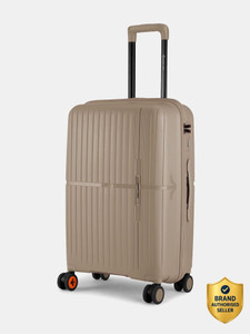 NASHER MILES Medium Check-in Suitcase 65cm 8-Wheel Khaki - Image 1