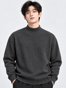 Garmentech Men Full Sleeve Solid Sweatshirt - Image 1