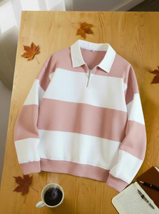 Try This Men Full Sleeve Color Block Sweatshirt - Image 1