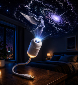 FLORASTICK Galaxy Projector Light 12 Slide USB Portable Night Lamp - Image 1