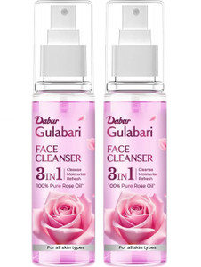 Dabur Gulabari Rose Glow Face Cleanser, 200ml (2x100ml) - Image 1