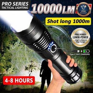 Aubade HZ-983 Cree T6 LED Flashlight, Black, 16.5 cm - Image 1