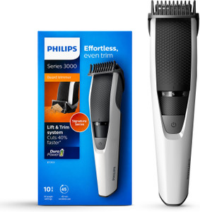 Philips BT3101/15 Trimmer, 10 Length Settings, White - Image 1