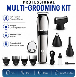 MynxeHTC Multi Grooming Trimmer Kit, Black - Image 1