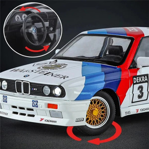 Zuuluzrs Retro Rally Style 1:24 BMW M3 E30 Toy Car with Sound & - Image 1