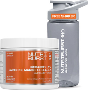 Nutriburst Japanese Marine Collagen Powder Orange 100g - Image 1
