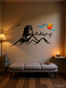 Tuffuk 110 cm Adiyogi Shiva Wall Sticker - Image 1