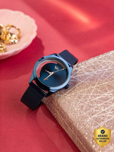 Fastrack Vyb Runway Blue Dial Steel Strap Watch - Image 1