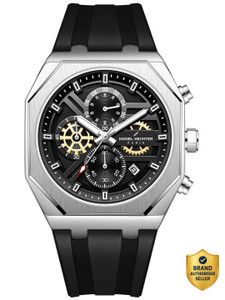 Daniel Hechter Men's Analogue Silver Dial Watch DHM1007-01 - Image 1