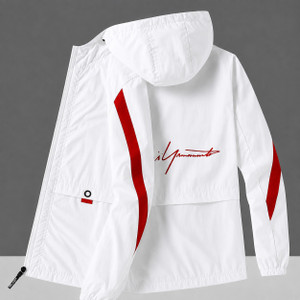 SSIA MEN CASUAL STRIPES JACKET Colorblock Men Wind Cheater - Image 1