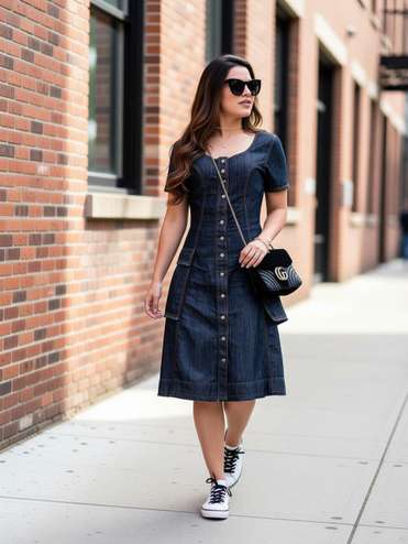 Denim Dresses For Women - Buy Denim Dresses Online | Shopsy