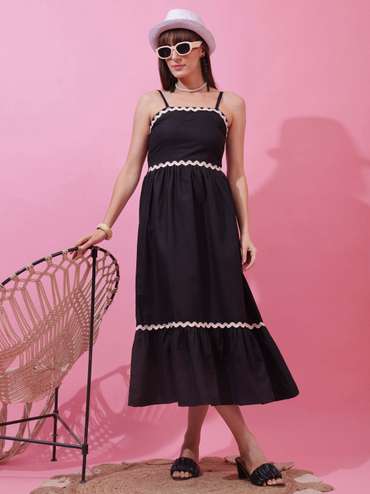 sachin and babi light blue dress Chase Midi Dress for Women main image 0