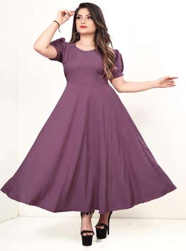 Purple Dresses - Buy Purple Color Dress Online in India | Shopsy