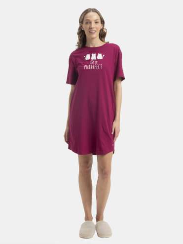 knee length dresses for ladies Jockey® Supersoft Lounge Chemise – JOCKEY EU main image 0