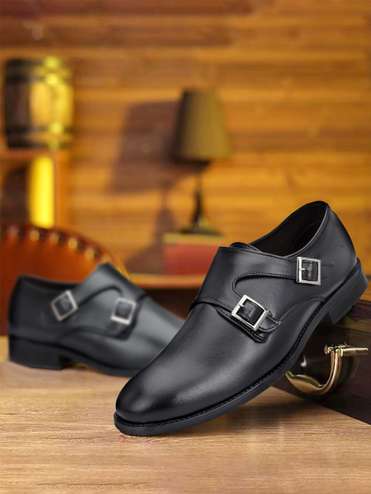 strapless open back dress Alberto Torresi Genuine Leather Black Slipon Formal Shoes For Men main image 0