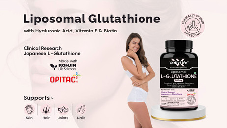 VedixLife Liposomal Glutathione 500mg Capsule with Glutathione Effervescent Tablet Price in India