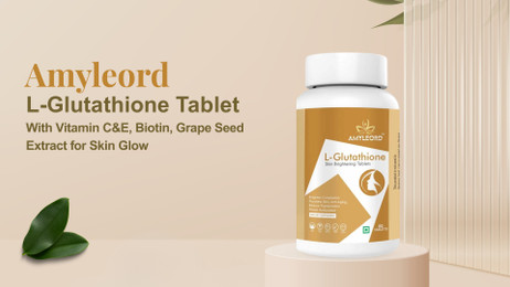 emerald l glutathione price in india Amyleord L-Glutathione Tablet with Vitamin C&E, Biotin, Grape Seed Extract for Skin Glow glotathione