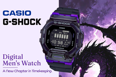 CASIO GBD-200SM-1A6DR G-Shock Dial Black Resin Strap Digital Watch