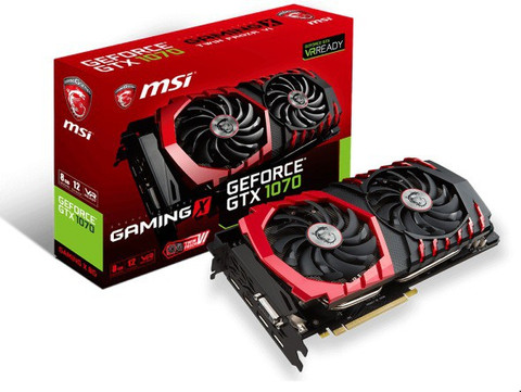 【ジャンク品】NVIDIA GeForce GTX 1070 8GB MSI GeForce GTX 1070 X 8G GDDR5 8 GB NVIDIA Chipset 256 bit 8108