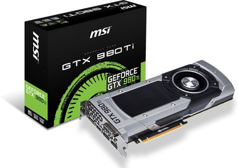 タクティカルジッテ MSI Geforce GTX 980 Ti GDDR5 6 GB NVIDIA Chipset 384 bit 1076 MHz
