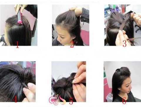 Style Tweak Princess Hair Puff Maker ZigZag Pin - Set of 2 Hair