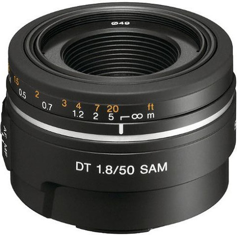 SONY DT 50mm f/1.8 SAM A-Mount Standard Prime Lens - SONY