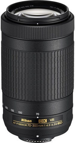 NIKON AF-P DX NIKKOR 70 - 300 mm f/4.5 - 6.3G ED VR Telephoto Zoom