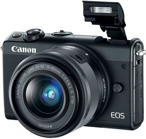 Canon M100 Mirrorless Camera Body with Single Lens EF-M 15-45 mm