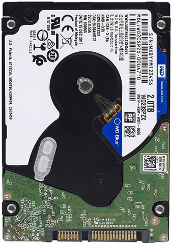 WESTERN DIGITAL Blue 2 TB Laptop Blue SATA Internal Hard Disk