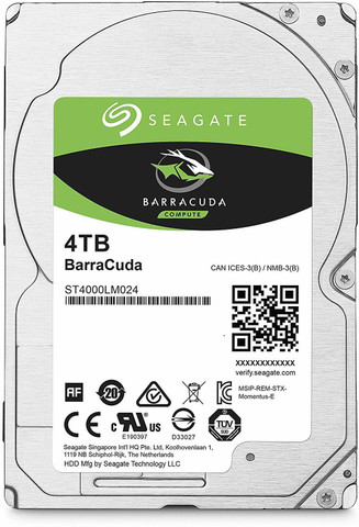 Seagate Barracuda 4 TB Laptop Green SATA Internal Hard Disk Drive