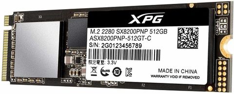 ADATA XPG SX8200 Pro PCle NVMe M.2 512 GB Laptop Black PCIe NVMe