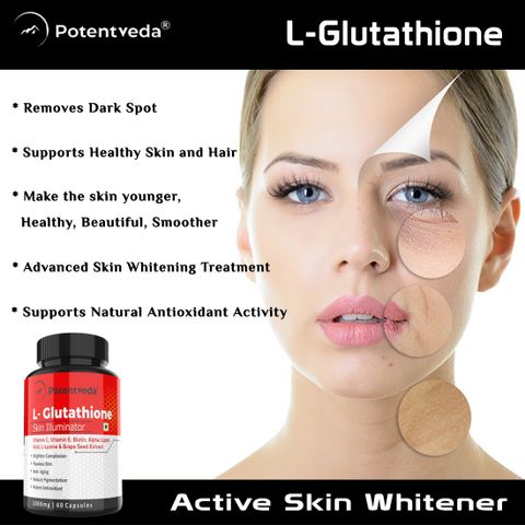 l-glutathione 1000mg skin whitening Potentveda L -Glutathione 1000 mg | 60 capsules Price in India - Buy Potentveda L -Glutathione 1000 mg Skin Whitening LUXXEWHITE GLUTATHIONE HONEST REVIEW!