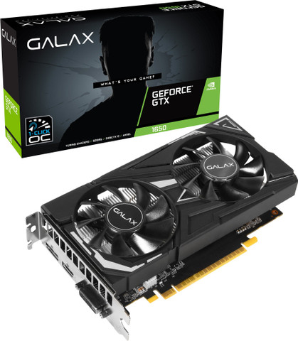 GALAX GTX1650 EX-1 CLICK OC GDDR6 4 GB NVIDIA Chipset 128 bit 1680