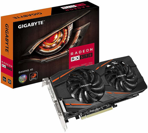 GIGABYTE Radeon RX570 4GB GDDR5 PCI-E Graphics Card GDDR5 4 GB AMD