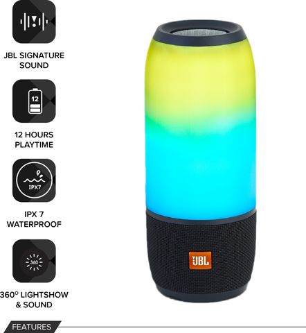 Buy JBL Pulse 3 Portable Bluetooth Speaker Online from Flipkart.com