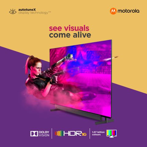 MOTOROLA ZX 127 cm (50 inch) Ultra HD (4K) LED Smart Android TV