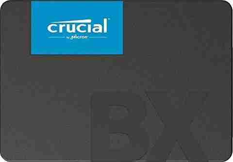 Crucial BX500 1 TB Desktop, Laptop Black SATA Internal Solid State