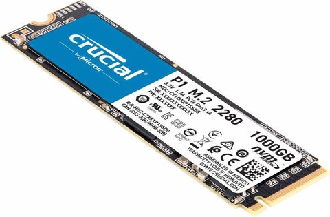 内蔵型SSD Crucial P1 M.2 2280 NVMe 1TB Crucial P1 1 TB Laptop, Desktop Black PCIe NVMe Internal Solid