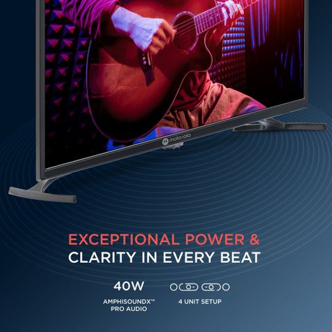 MOTOROLA ZX2 80 cm (32 inch) HD Ready LED Smart Android TV with
