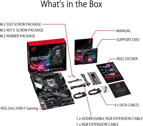 ASUS ROG Strix Z490-F Gaming LGA 1200Socket ATX Intel Z490 Chipset