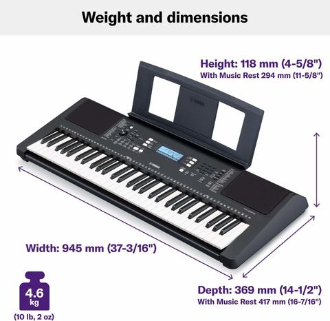 YAMAHA PSR-E373 PSR-E373 Digital Portable Keyboard Price in India