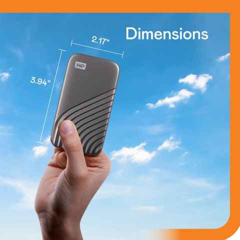 WD My Passport 2 TB External Solid State Drive (SSD) - WD