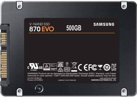 Samsung 870 Evo 500 GB Laptop, Desktop Black SATA III Internal