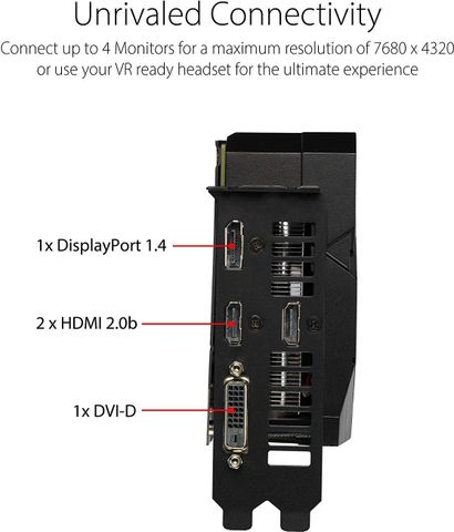 ASUS DUAL-RTX2060-O6G-EVO GDDR6 6 GB NVIDIA Chipset 64 bit 1200