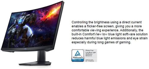 DELL S-series 60.96 cm (24 Inch) Curved Full HD LED Backlit VA DELL S-series 60.96 cm (24 Inch) Curved Full HD LED Backlit VA