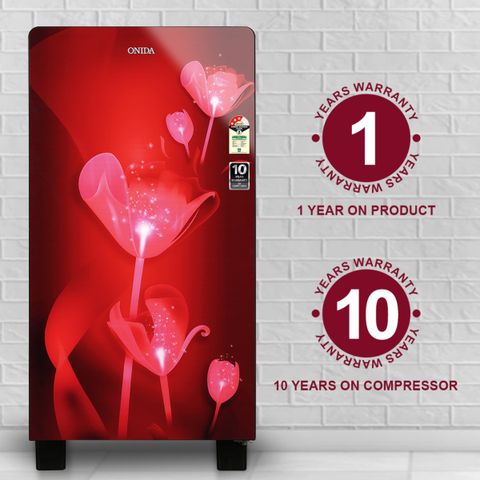 ONIDA 190 L Direct Cool Single Door 3 Star Refrigerator with Glass